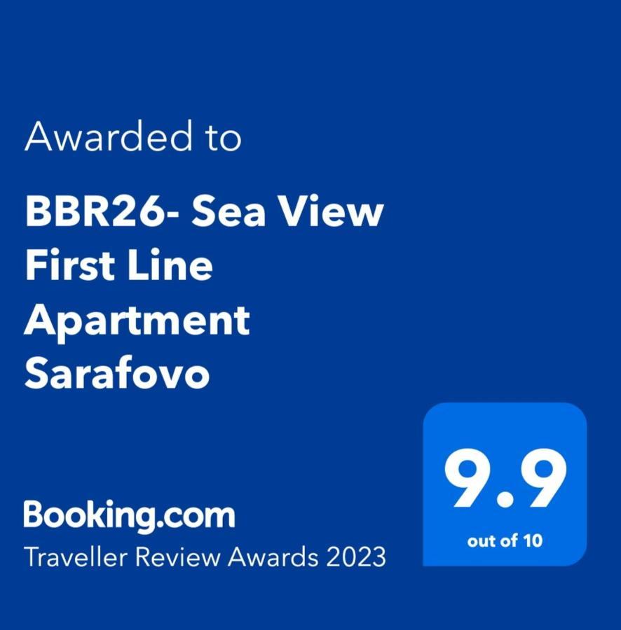 Bbr26- Sea View First Line Apartment Sarafovo Burgasz Kültér fotó